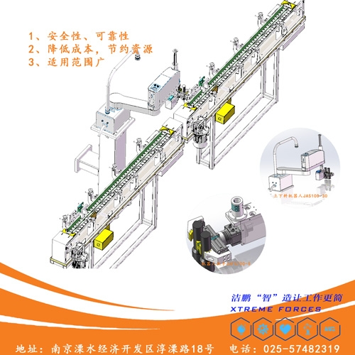 高淳自動(dòng)化上下料機(jī)器人